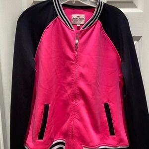 Juicy Couture pink varsity jacket Size xl